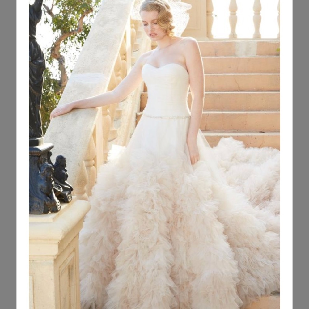Wtoo Antique/Ivory Tulle Allegra dress